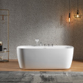 Modern Luxury Freestanding White Common Bathroom Bath Tub Acrylic Bathtub